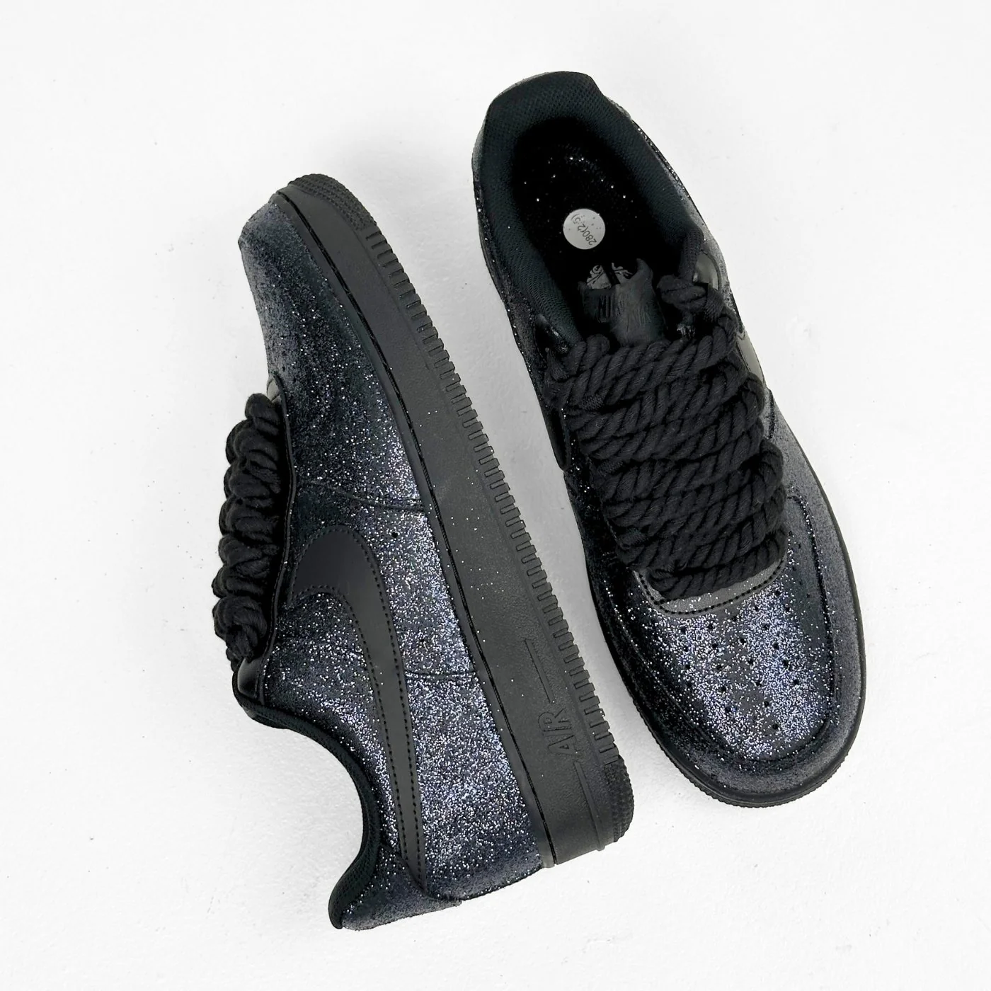 Black Glitter Air Force 1 - Image 5
