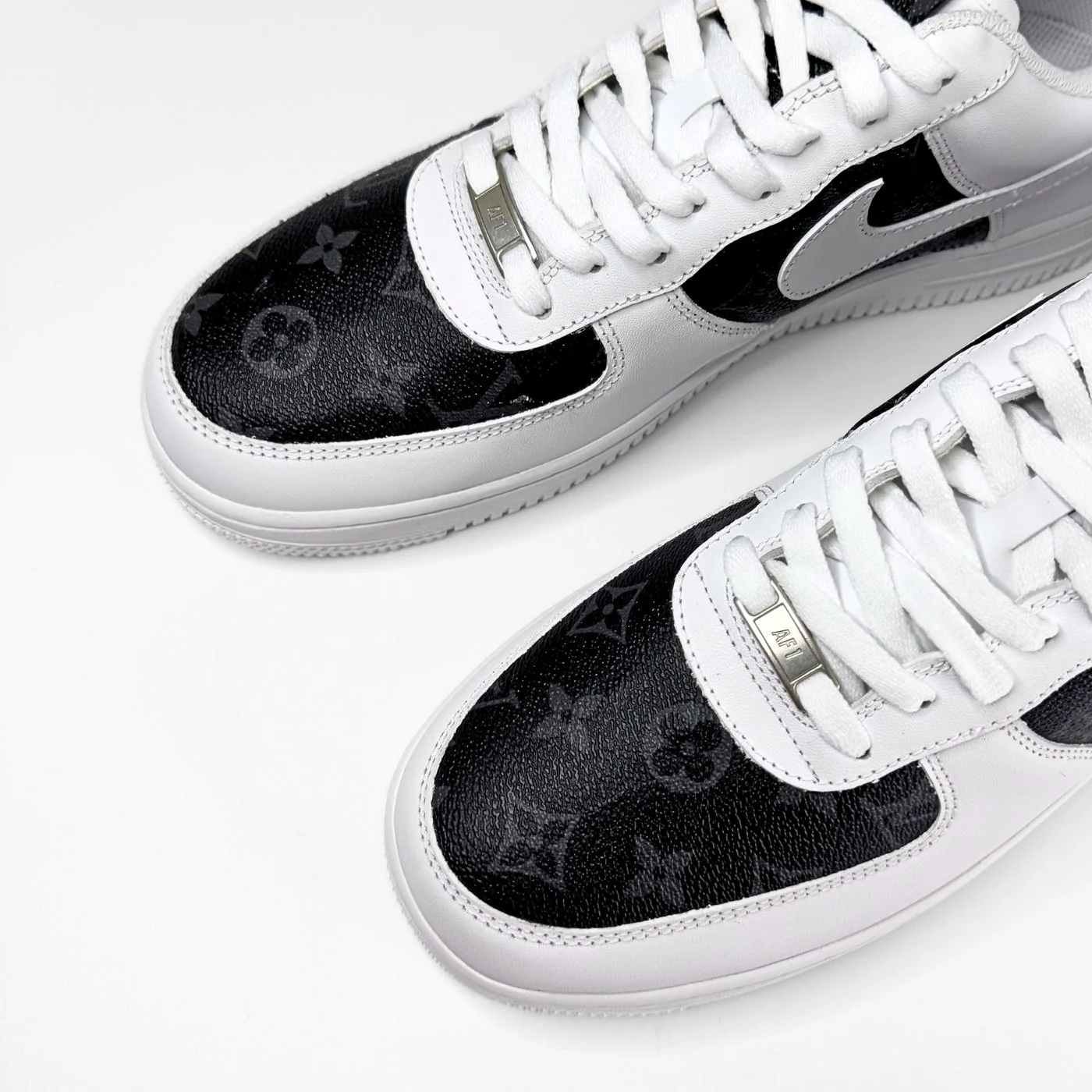 Black Monogram LV Air Force 1 - Image 3