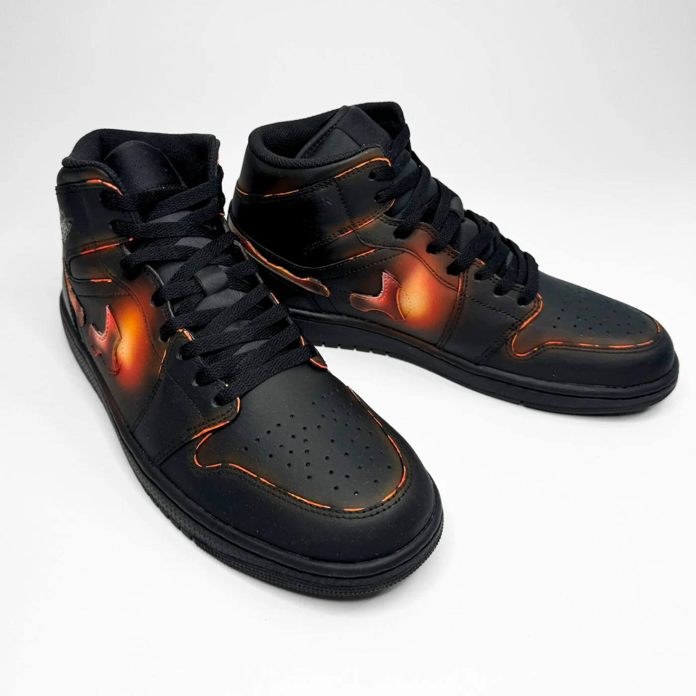 'Burning Swoosh' Air Jordan 1 Mid - Image 4