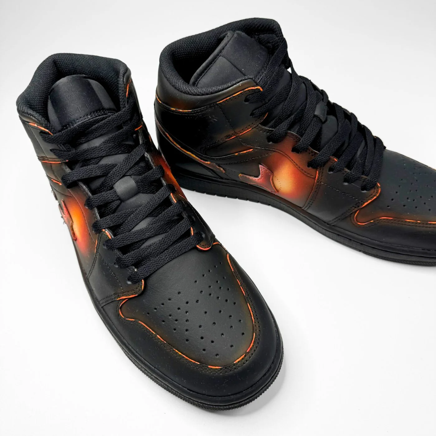 'Burning Swoosh' Air Jordan 1 Mid - Image 5
