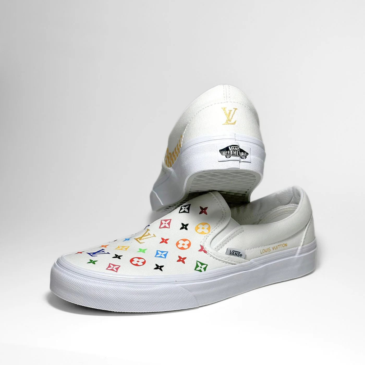 Colored LV Vans Slip-on - Image 3