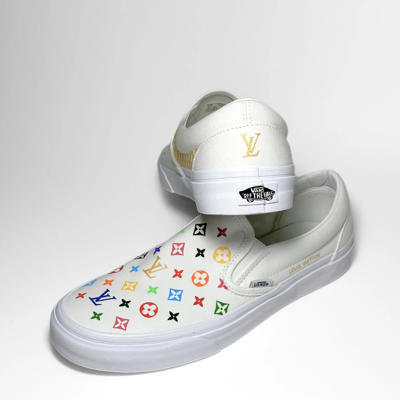 Colored LV Vans Slip-on - Image 4