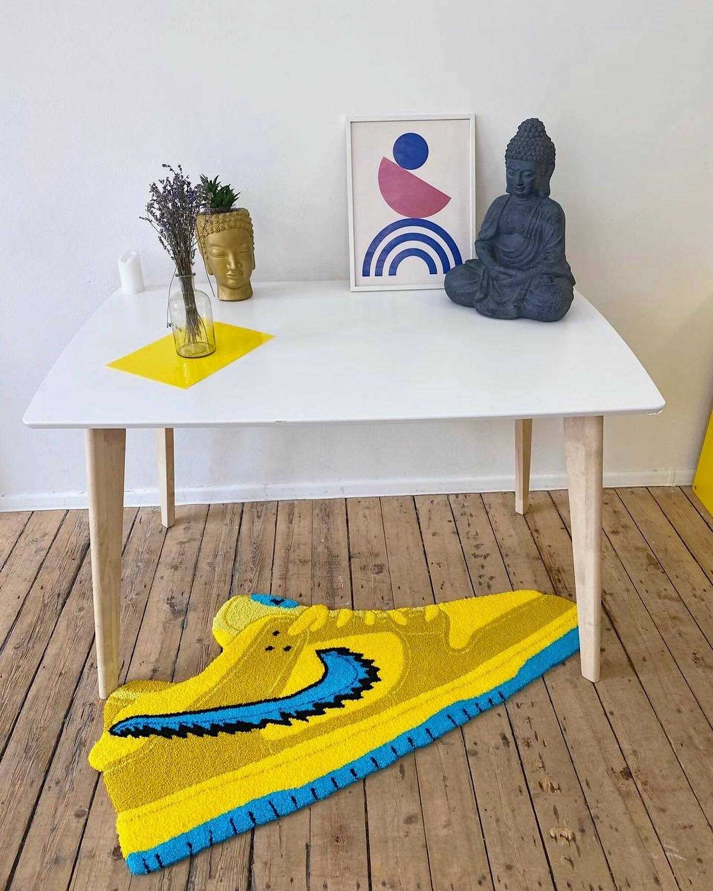 SB Low Grateful Dead Bears Yellow Rug - Image 3