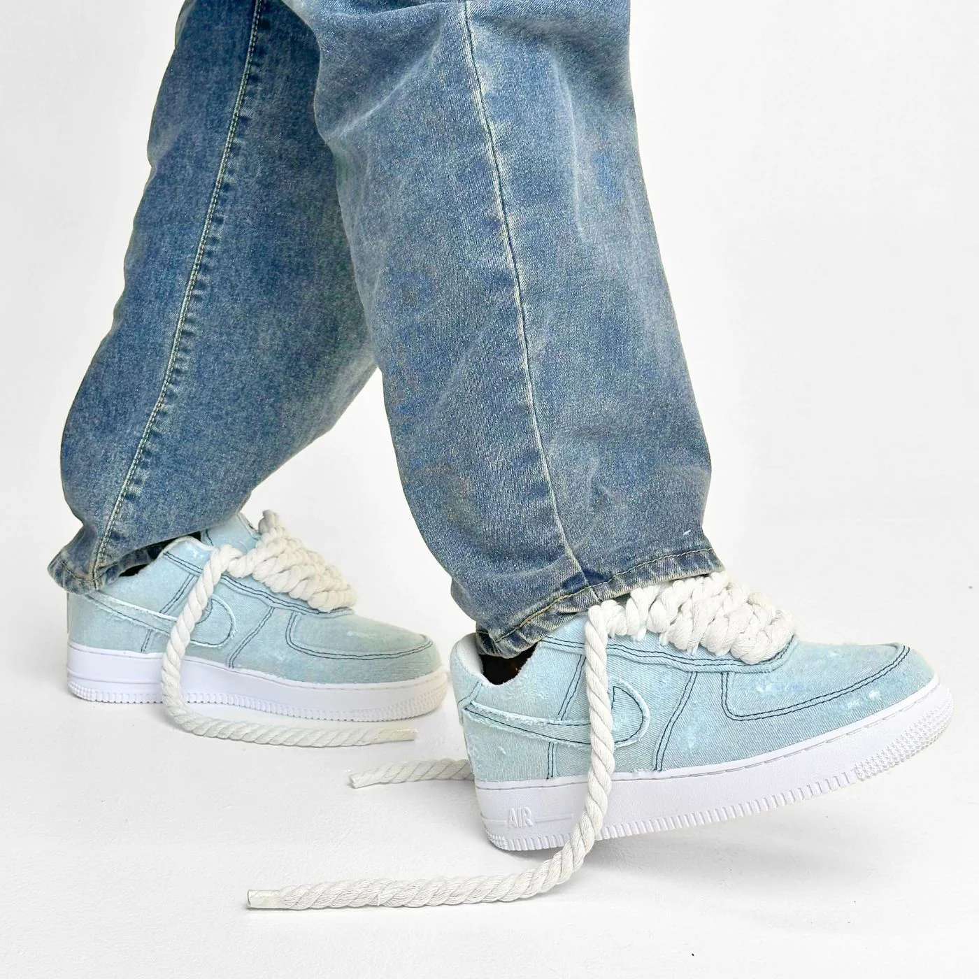 Denim Ropes Air Force 1 - Image 6