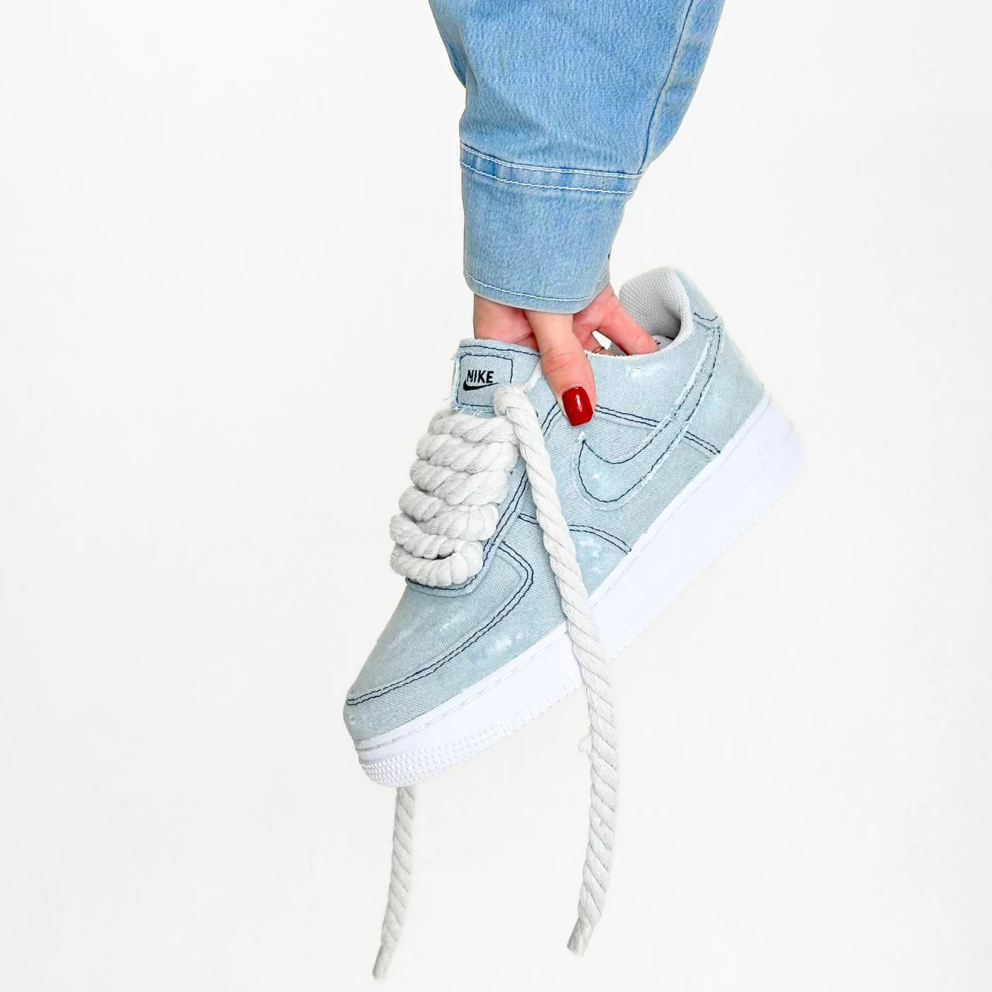 Denim Ropes Air Force 1 - Image 7