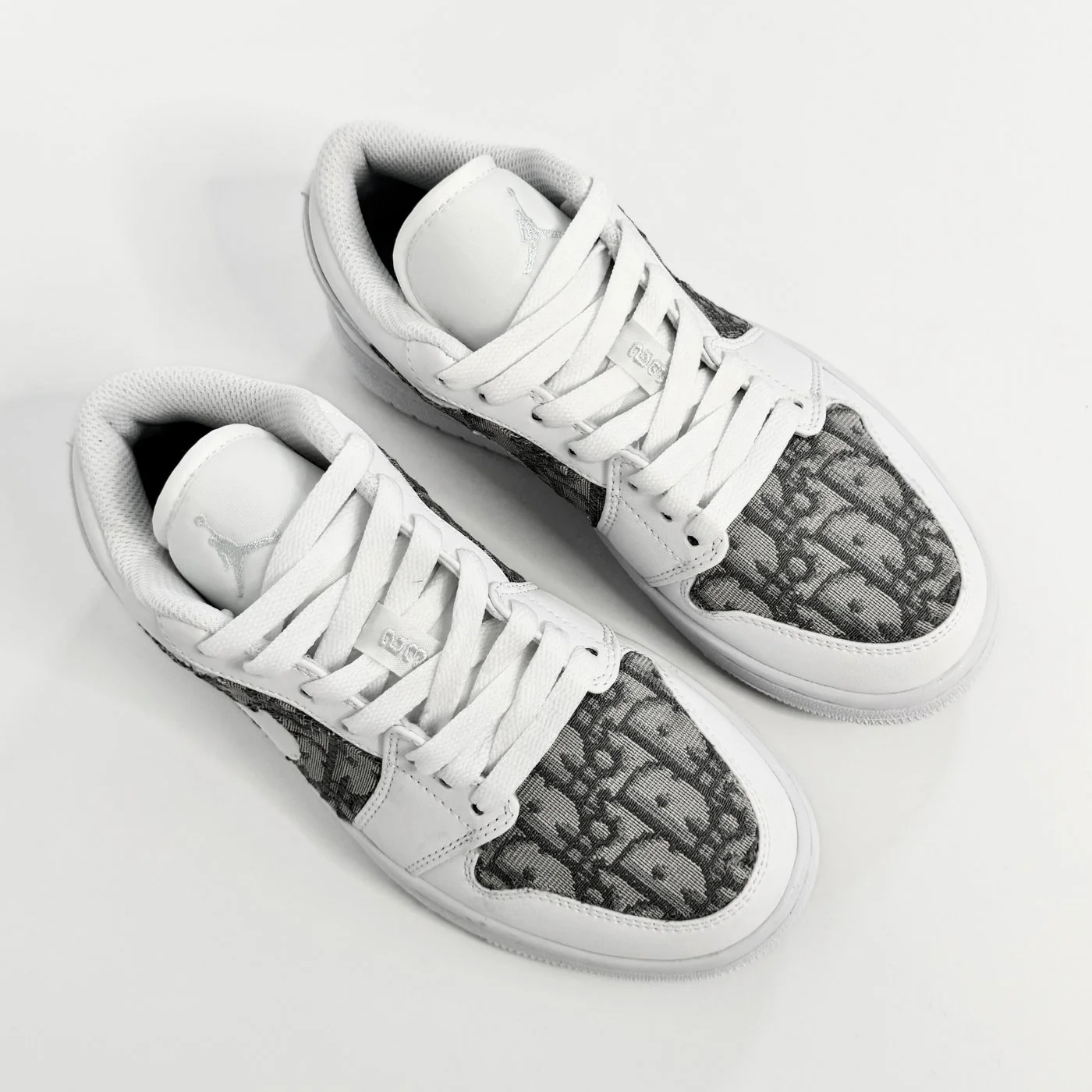 Dior Gray Jordan 1 Low - Image 3