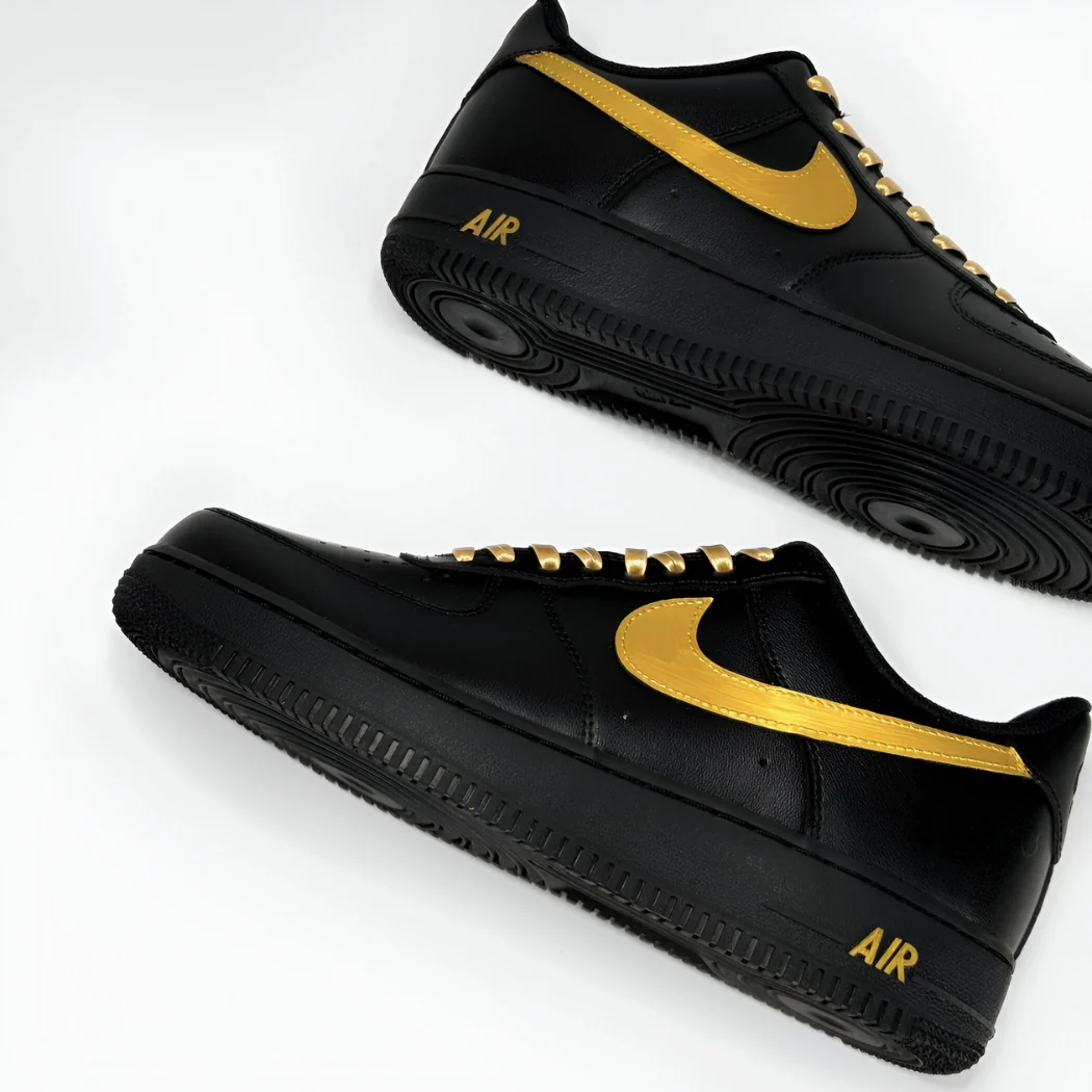 'Gold Swoosh' Air Force 1 - Image 3