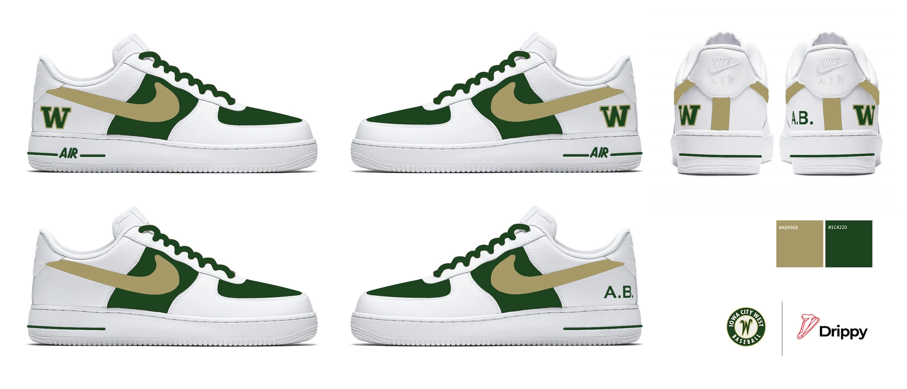 'Iowa City West' Custom Air Force 1 - Image 7