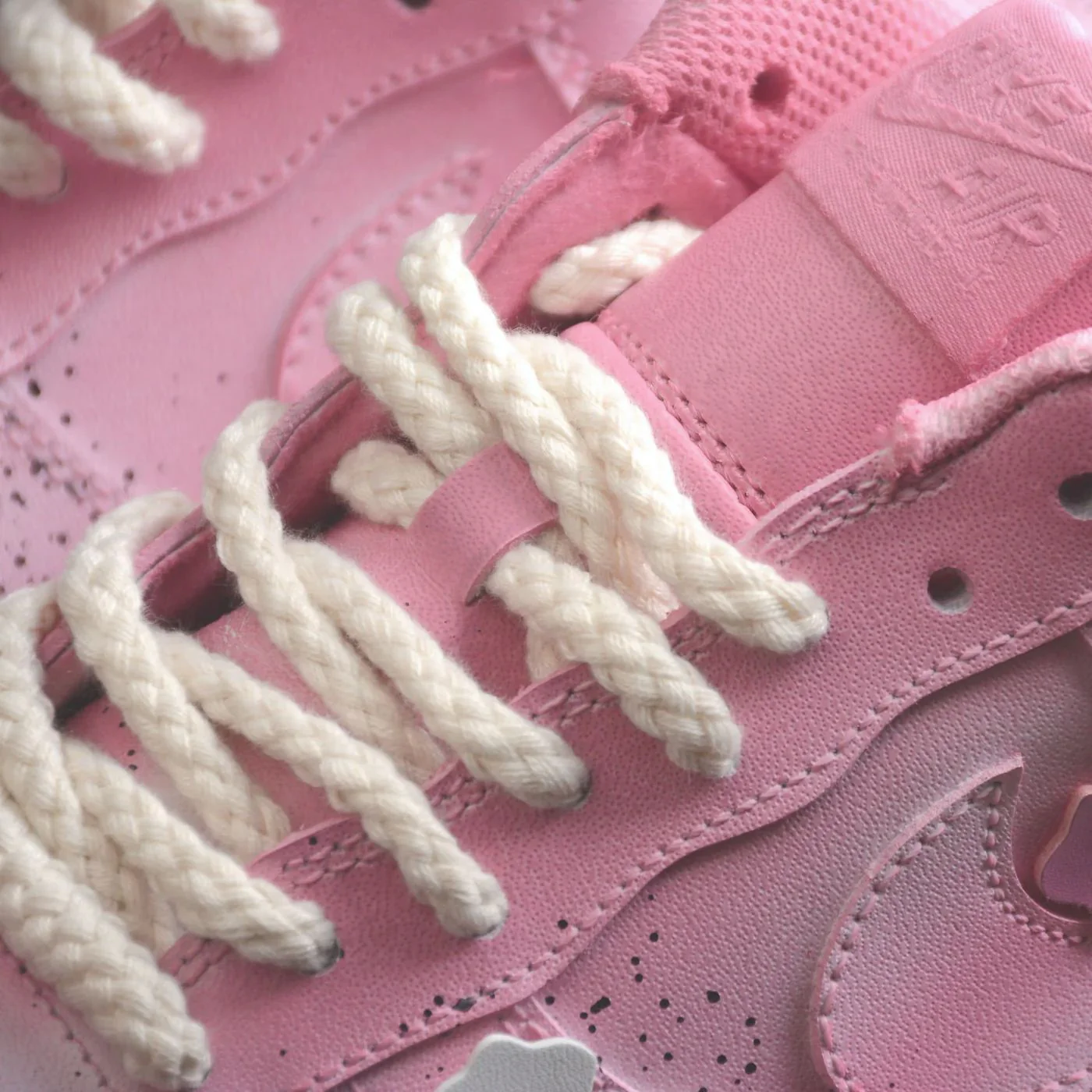 Pink Chrome Hearts Air Force 1 - Image 6