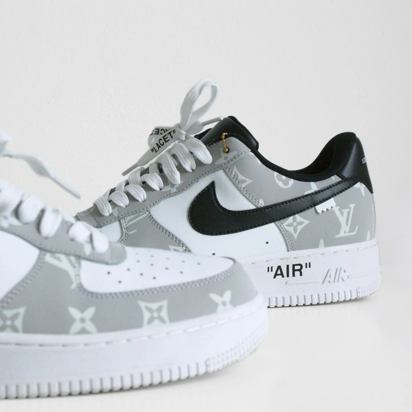 Royal Gray LV Air Force 1 - Image 3
