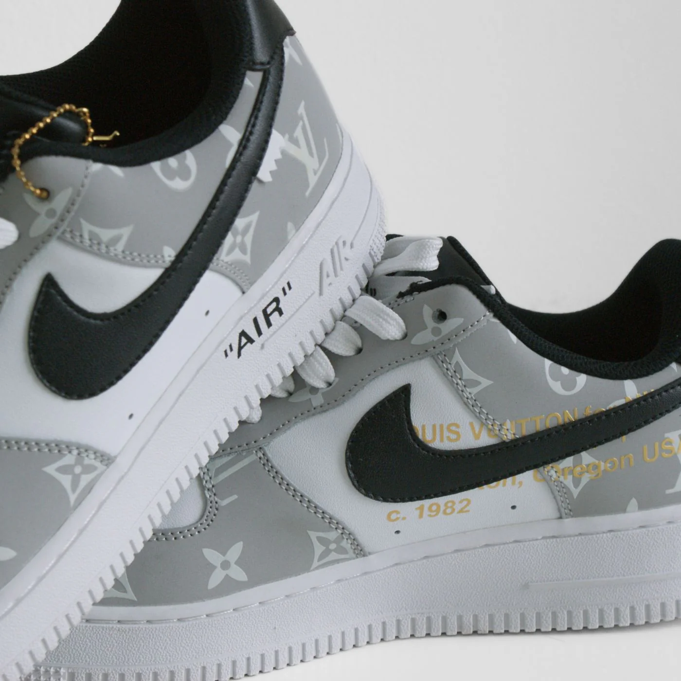 Royal Gray LV Air Force 1 - Image 6