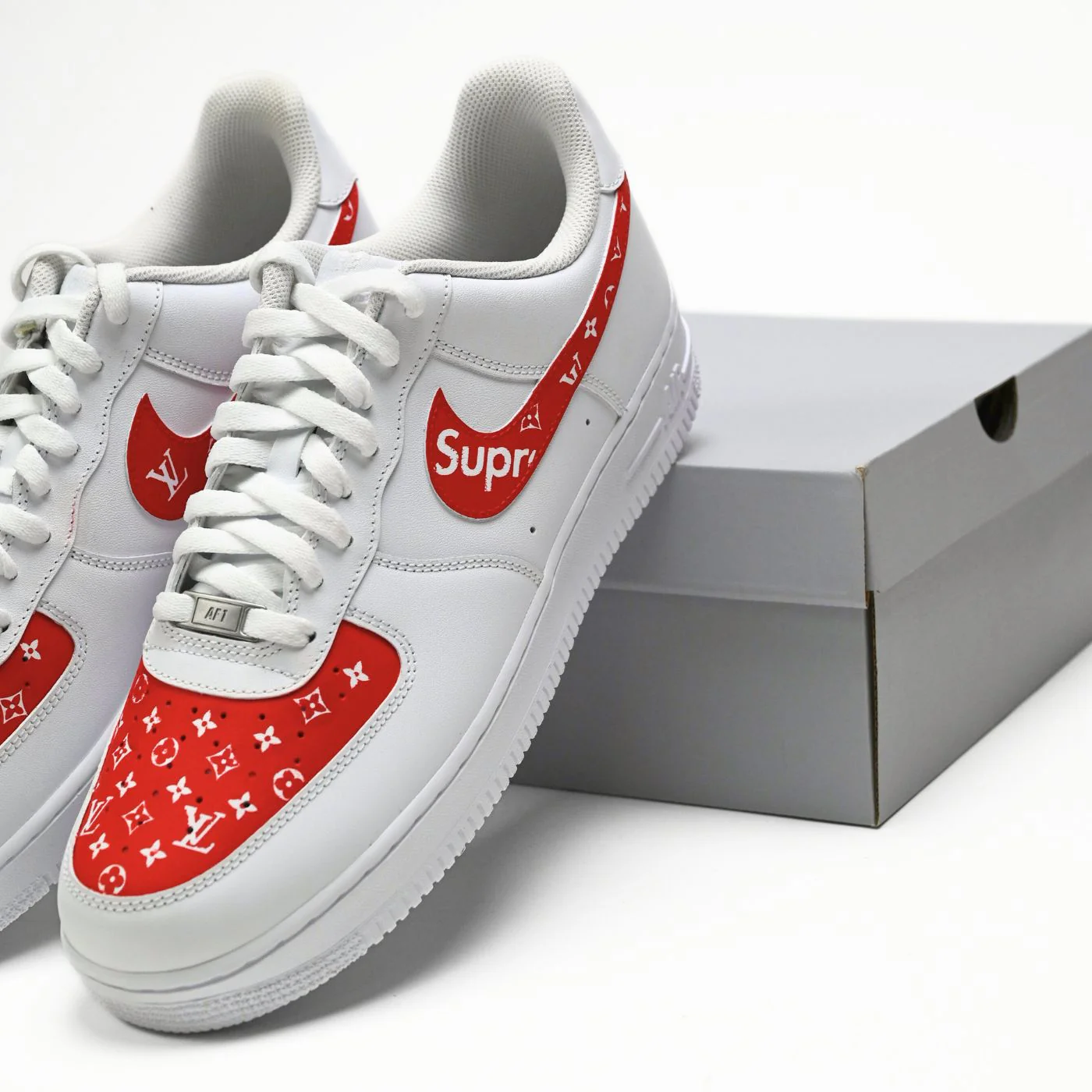 Supreme x LV Air Force 1 - Image 3