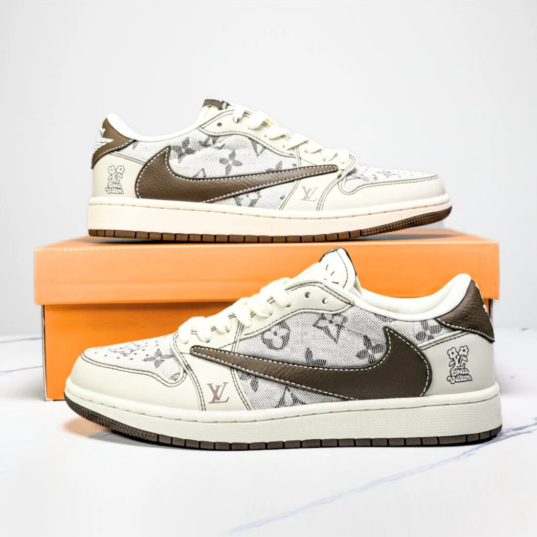 Vintage LV Jordan 1 - Image 6