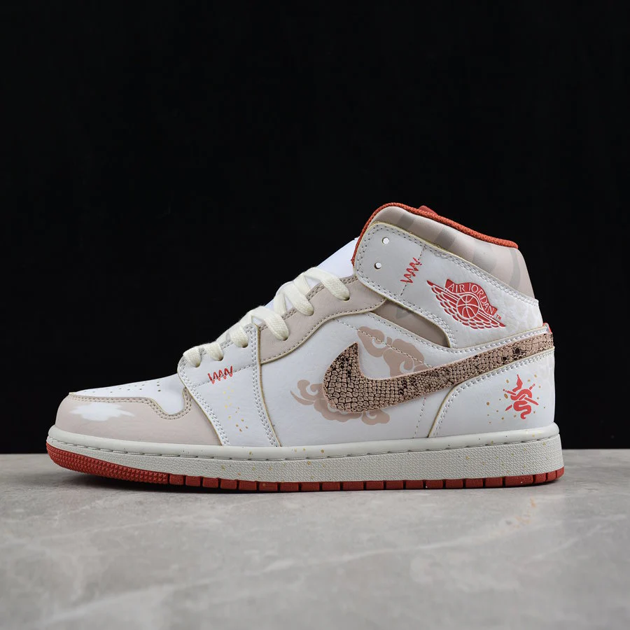 Year of the Snake Air Jordan 1 Mid - Image 3